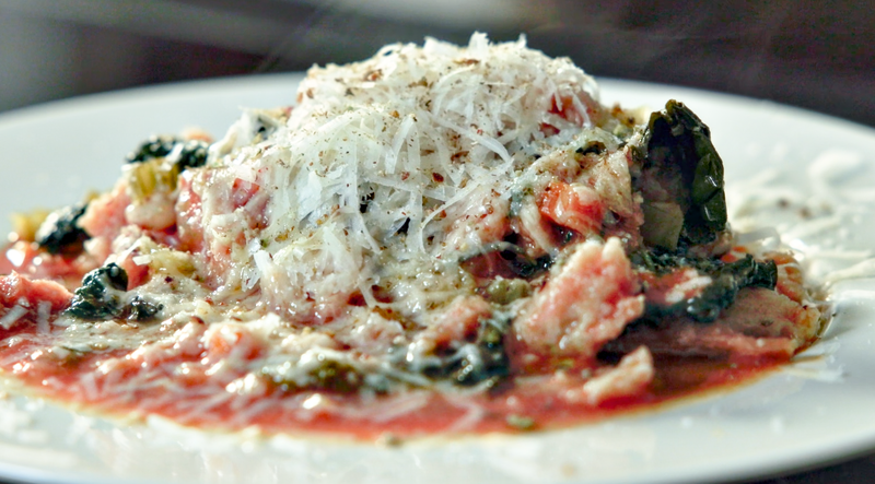 Teller mit einer Portion Ribollita