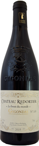 Gigondas "le bout du monde" AOP rouge 2019, Château Redortier