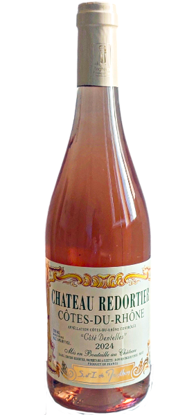 Côtes du Rhône AOP "Côté Dentelles" rosé 2024, Château Redortier