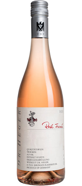 Dr. Heger, Spätburgunder Rosé Fumé Holzfass trocken 2020