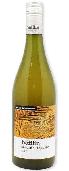 - WeinWerkstatt - Grauer Burgunder Prestige Naturtrüb 2017 Badischer Landwein, Höfflin